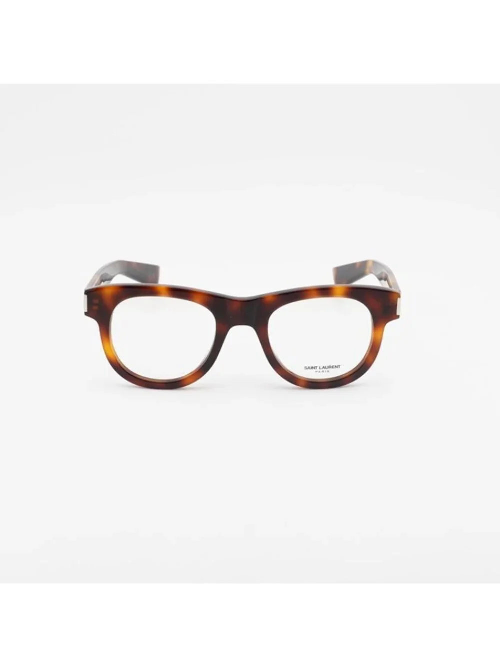 Saint Laurent SL571 OPT 003 Eyeglasses Havana 49mm Round Frame